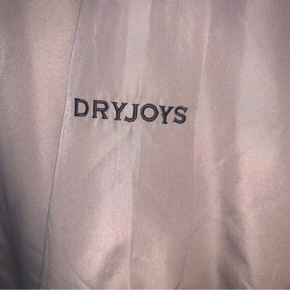 DRYJOYS by Footjoy Men's Short Sleeve Rain Pullover 1/4 Zip Tan Golf Jacket - Picture 2 of 5